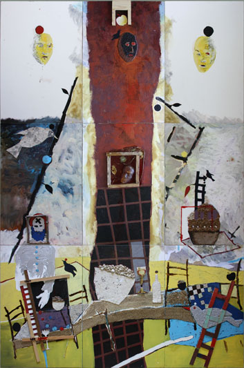 Suddenly, I remembered. Someone down the stairs. I was waiting / Soudain, je me suis rappelé. Quelqu'un descendait l'escalier. J'attendais